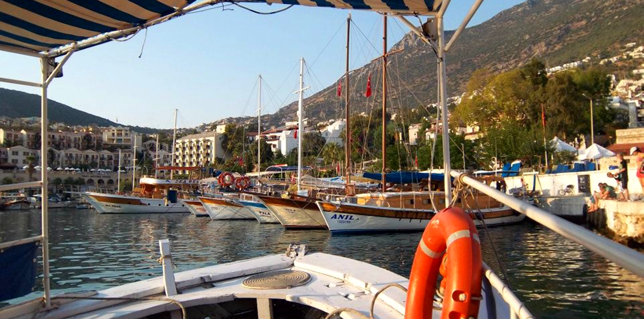 Water taxi to and from Kalkan harbour